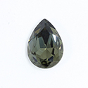 Aurora Crystal Point Back Fancy Stone Foiled - Pearshape Drop 10x7MM GREIGE #1011
