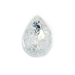 Aurora Crystal Point Back Fancy Stone Foiled - Pearshape Drop 10x7MM CRYSTAL ICE #0701