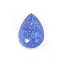 Aurora Crystal Point Back Fancy Stone Foiled - Pearshape Drop 14x10MMSAPPHIRE ICE #7726