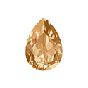 Aurora Crystal Point Back Fancy Stone Foiled - Pearshape Drop 30x20MM LT COLORADO TOPAZ #3031