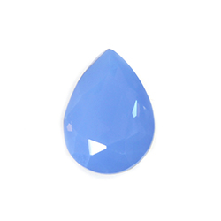 Aurora Crystal Point Back Fancy Stone Foiled - Pearshape Drop 10x7MM AIR BLUE OPAL #7201