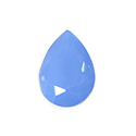 Aurora Crystal Point Back Fancy Stone Foiled - Pearshape Drop 10x7MM AIR BLUE OPAL #7201