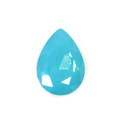 Aurora Crystal Point Back Fancy Stone Foiled - Pearshape Drop 14x10MM CARRIBEAN OPAL #8221