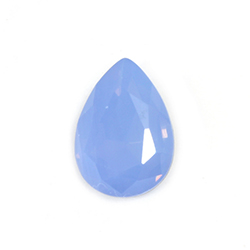 Aurora Crystal Point Back Fancy Stone Foiled - Pearshape Drop 10x7MM SAPPHIRE OPAL #9201