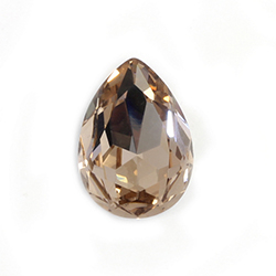 Aurora Crystal Point Back Fancy Stone Foiled - Pearshape Drop 14x10MM SILK #3002