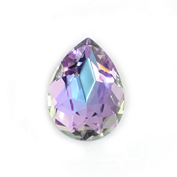 Aurora Crystal Point Back Fancy Stone Foiled - Pearshape Drop 14x10MM VITRAIL LIGHT #0001VL
