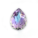 Aurora Crystal Point Back Fancy Stone Foiled - Pearshape Drop 14x10MM VITRAIL LIGHT #0001VL
