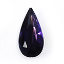 Aurora Crystal Point Back Fancy Stone Foiled - Teardrop 14x7MM AMETHYST #6021