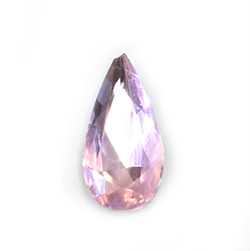 Aurora Crystal Point Back Fancy Stone Foiled - Teardrop 18x9MM LT ROSE #5002
