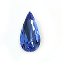 Aurora Crystal Point Back Fancy Stone Foiled - Teardrop 18x9MM LT SAPPHIRE #7002
