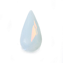 Aurora Crystal Point Back Fancy Stone Foiled - Teardrop 18x9MM WHITE OPAL #0203
