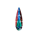 Aurora Crystal Point Back Fancy Stone Foiled - Raindrop 15x4MM BERMUDA BLUE #0001BBL
