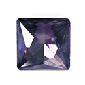 Aurora Crystal Point Back Fancy Stone Foiled - Square Princess Cut 12x12MM AMETHYST #6021