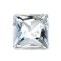 Aurora Crystal Point Back Fancy Stone Foiled - Square Princess Cut 10x10MM CRYSTAL #0001