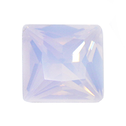 Aurora Crystal Point Back Fancy Stone Foiled - Square Princess Cut 10x10MM ROSE WATER #5205

