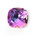 Aurora Crystal Point Back Fancy Stone Foiled - Square Antique 12x12MM HELIOTROPE #0001HEL