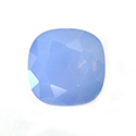 Aurora Crystal Point Back Fancy Stone Foiled - Square Antique 12x12MM AIR BLUE OPAL #7201