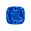 Aurora Crystal Point Back Fancy Stone Foiled - Square Antique 10x10MM SAPPHIRE #7026
