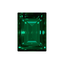 Aurora Crystal Point Back Fancy Stone Foiled - Baguette Step Cut 10x8MM EMERALD #9021
