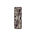 Aurora Crystal Point Back Fancy Stone Foiled - Princess Baguette 21X07MM BLACK DIAMOND #1021