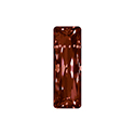 Aurora Crystal Point Back Fancy Stone Foiled - Princess Baguette 21X07MM BURGUNDY #6022
