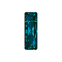 Aurora Crystal Point Back Fancy Stone Foiled - Princess Baguette 15X05MM DENIM BLUE #7011