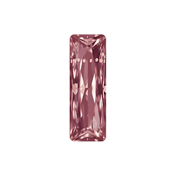 Aurora Crystal Point Back Fancy Stone Foiled - Princess Baguette 21X07MM LT AMETHYST #6002