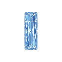 Aurora Crystal Point Back Fancy Stone Foiled - Princess Baguette 21X07MM LT SAPPHIRE #7002