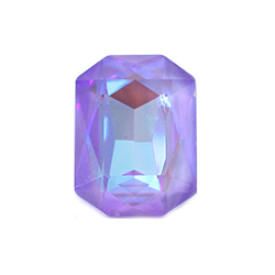 Aurora Crystal Point Back Fancy Stone unfoiled - Cushion Octagon 18x13MM CRYSTAL DELITE VIOLET #0401VIOLDEL
