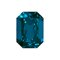 Aurora Crystal Point Back Fancy Stone Foiled - Cushion Octagon 25x18MM DENIM BLUE #7011
