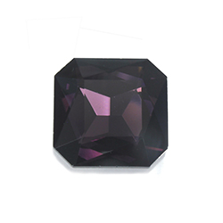 Aurora Crystal Point Back Fancy Stone Foiled - Square Octagon 23x23MM AMETHYST #6021