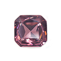 Aurora Crystal Point Back Fancy Stone Foiled - Square Octagon 23x23MM LIGHT AMETHYST #6002