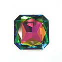 Aurora Crystal Point Back Fancy Stone Foiled - Square Octagon 23x23MM VITRAIL MEDIUM #0001VM
