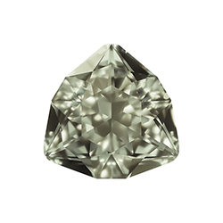 Aurora Crystal Point Back Fancy Stone Foiled - Trilliant 7MM BLACK DIAMOND #1021