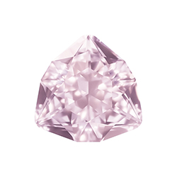 Aurora Crystal Point Back Fancy Stone Foiled - Trilliant 12MM ROSALINE #5004
