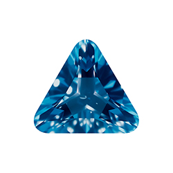 Aurora Crystal Point Back Fancy Stone Foiled - Triangle 23x23MM SAPPHIRE #7026
