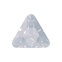 Aurora Crystal Point Back Fancy Stone Foiled - Triangle 23x23MM WHITE OPAL #0203