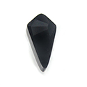 Aurora Crystal Point Back Fancy Stone Foiled - Kite 10X5MM JET #1131