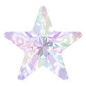Aurora Crystal Point Back Fancy Stone Foiled - Star 10MM CRYSTAL AB #0001AB