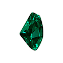 Aurora Crystal Point Back Fancy Stone Foiled - Galactic 19x12MM EMERALD #9021
