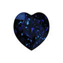 Aurora Crystal Point Back Fancy Stone Foiled - Heart 15.5x14MM MONTANA #7025