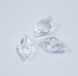 Aurora Crystal Bead - Double Spike 12X6MM CRYSTAL