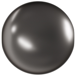 Aurora Crystal Pearl Bead - Round 06MM DARK GREY (1527)