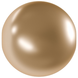 Aurora Crystal Pearl Bead - Round 05MM GOLD (2516)