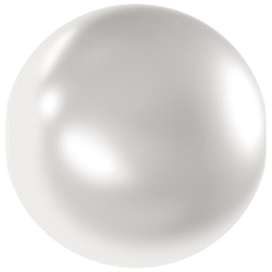 Aurora Crystal Pearl Bead - Round 12MM WHITE (0501)