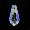 Aurora Crystal Pendant - Drop 11x5.5 CRYSTAL #0001