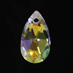 Aurora Crystal Pendant - Pear 16x9 CRYSTAL AB #0001AB