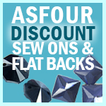 Asfour Discount Crystal Sew On & Flat Back Stones