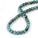 Gemstone Bead - Smooth Round 06MM AFRICAN TURQUOISE