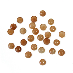 Gemstone Cabochon - Round 04MM AVENTURINE PINK